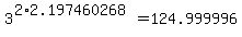 3%5E%282%2A2.197460268%29=124.999996
