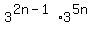 3%5E%282n-1%29+%2A+3%5E%285n%29