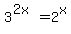 3%5E%282x%29=2%5Ex