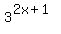 3%5E%282x%2B1%29
