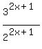 3%5E%282x%2B1%29%2F2%5E%282x%2B1%29