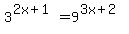 3%5E%282x%2B1%29=9%5E%283x%2B2%29