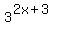 3%5E%282x%2B3%29