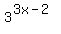 3%5E%283x-2%29