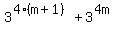 3%5E%284%28m%2B1%29%29+%2B+3%5E%284m%29