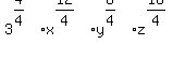 3%5E%284%2F4%29x%5E%2812%2F4%29y%5E%288%2F4%29z%5E%2816%2F4%29