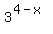 3%5E%284-x%29