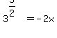 3%5E%285%2F2%29=-2x