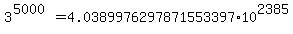 3%5E%285000%29=4.0389976297871553397%2A+10%5E2385