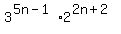 3%5E%285n-1%29%2A2%5E%282n%2B2%29