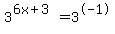3%5E%286x%2B3%29+=+3%5E-1