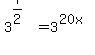 3%5E%287%2F2%29+=+3%5E%2820x%29