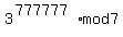 3%5E%28777777%29+mod+7