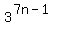 3%5E%287n-1%29