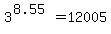 3%5E%288.55%29=12005
