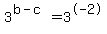 3%5E%28b-c%29+=+3%5E-2+