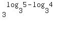 3%5E%28log%283%2C5%29+-+log%283%2C4%29%29