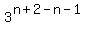 3%5E%28n%2B2-n-1%29