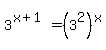 3%5E%28x%2B1%29=%283%5E2%29%5Ex