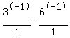 3%5E-1%2F1+-+6%5E-1%2F1