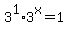 3%5E1%2A3%5Ex=1