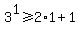 3%5E1%3E=2%2A1%2B1