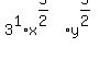 3%5E1+%2A+x%5E%285%2F2%29+%2A+y%5E%285%2F2%29