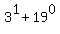 3%5E1+%2B+19%5E0