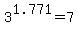 3%5E1.771=7