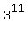 3%5E11