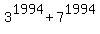 3%5E1994+%2B+7%5E1994