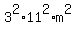 3%5E2%2A11%5E2%2Am%5E2