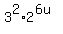 3%5E2%2A2%5E%286u%29