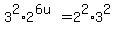 3%5E2%2A2%5E%286u%29=2%5E2%2A3%5E2