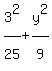 3%5E2%2F25%5E%22%22%2By%5E2%2F9%5E%22%22