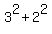 3%5E2+%2B+2%5E2