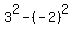 3%5E2-%28-2%29%5E2