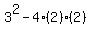 3%5E2-4%282%29%282%29