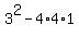3%5E2-4%2A4%2A1