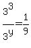 3%5E3%2F3%5Ey=1%2F9