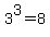 3%5E3=8