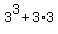 3%5E3+%2B+3%2A3