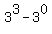 3%5E3+-+3%5E0
