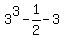 3%5E3-1%2F2-3