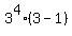 3%5E4%2A%283-1%29