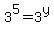3%5E5=3%5Ey