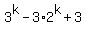 3%5Ek+-+3%2A2%5Ek+%2B+3+
