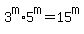 3%5Em%2A5%5Em+=+15%5Em