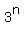 3%5En