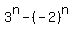 3%5En-%28-2%29%5En